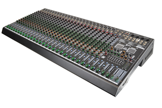 Audio Mixer 28 Mono + 2 Stereo Music Channels Dual Effects and Bluetooth